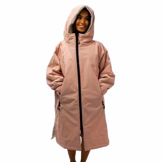 Vestaglia personalizzata per bambini adulti, manica lunga, impermeabile, per tenere al caldo, spiaggia, surf, nuoto, asciutto