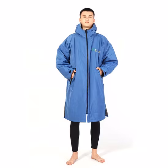 Accappatoio a maniche lunghe, poncho da surf impermeabile, vestaglia per adulti